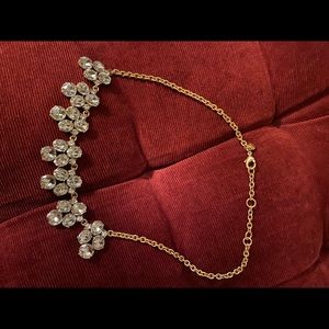 Understated rhinestone necklace from J Crew